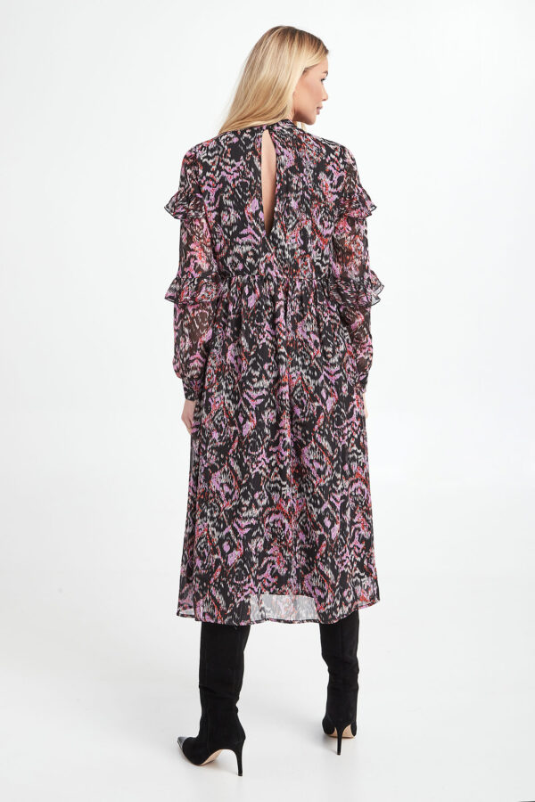 Sukienka ze wzorem NOTES DU NORD