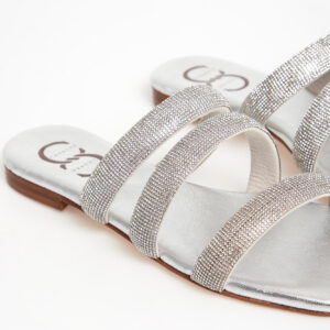 Klapki damskie skórzane CESARE CASADEI