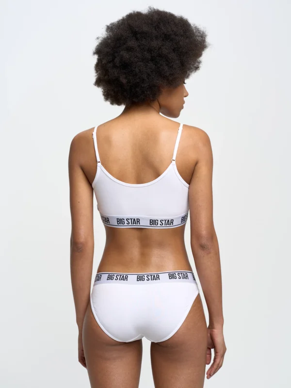 Biustonosz damski bawełniany biały Ardelia 101