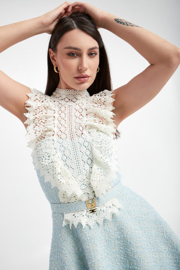 Sukienka tweedowa ELISABETTA FRANCHI