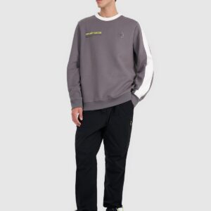 4F Bluza dresowa nierozpinana bez kaptura męska - szara