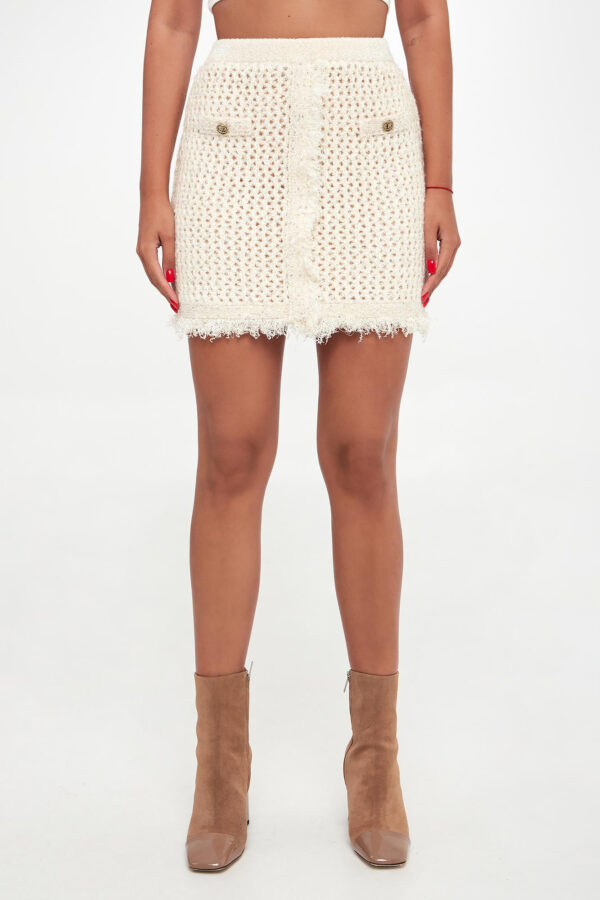 Spódnica mini z cekinami TWINSET