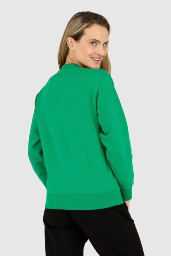 KENZO Zielona bluza damska z krzyżykowym tygrysem