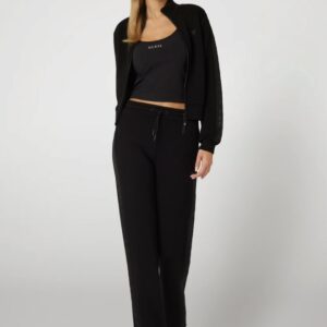 GUESS Czarna bluza damska z lampasami New Allie Scuba