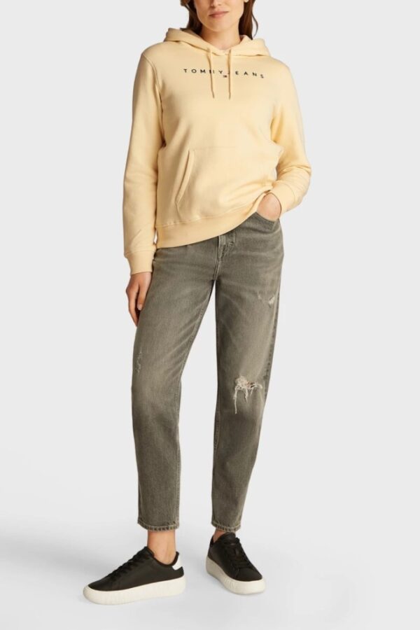 TOMMY JEANS Żółta damska bluza