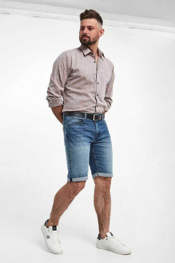 Koszula męska lniana KARL LAGERFELD