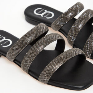 Klapki damskie skórzane CESARE CASADEI