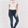 7 FOR ALL MANKIND Niebieskoszare jeansy damskie HW SKINNY SLIM ILLUSION
