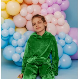 Welurowy dres dziecięcy WINKI - zielony