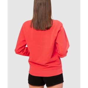 KENZO Koralowa bluza damska z białym logo