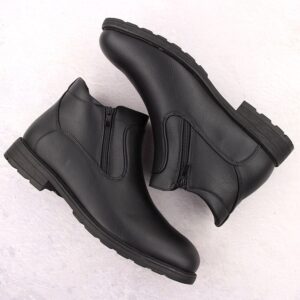 Trzewiki buty męskie sztyblety ocieplane czarne Man's Style WS-002