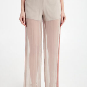 61015a4d462928f4403f4ca00045b9f4dd222654 Spodnie damskie szyfonowe ARMANI EXCHANGE