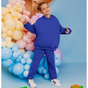 Komplet dresowy dziecięcy MULAN - chabrowy