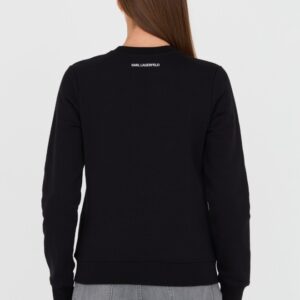 KARL LAGERFELD Czarna damska bluza Ikonik 2.0