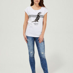 65dc40fb188accc72d71ef3e987970746cdf094c Jeansy rurki medium waist z przetarciami niebieskie