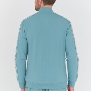 GUESS Turkusowa męska bluza Full Zip