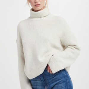 Sweter damski z golfem SAMSØE SAMSØE