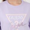 GUESS Lawendowa damska bluza Icon