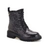 Czarne skórzane botki damskie Vinceza 86410