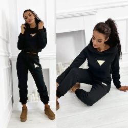 Komplet dresowy czarny Roya