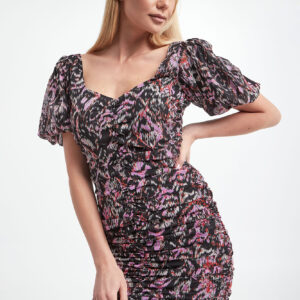 Sukienka ze wzorem NOTES DU NORD