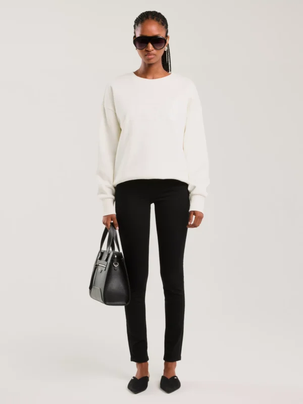 Bluza damska z aplikacją biała Oneidea 100