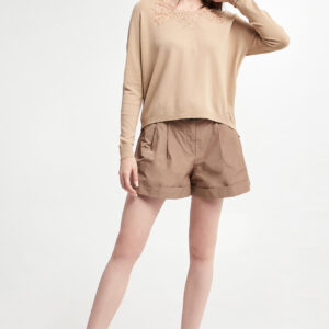 6cafece7d6a4a6f0f1210465c9dddc01c1d9ec24 Sweter damski z koronką ERMANNO FIRENZE