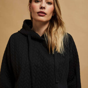 Bluza z kapturem czarna