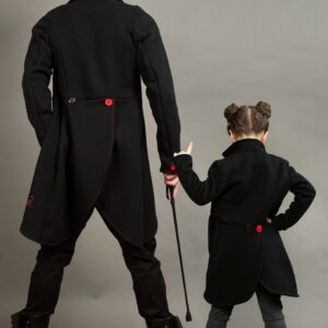 Płaszcz REVOLTER Komplet Tata/Dziecko