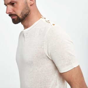 T-shirt męski lniany LIU JO