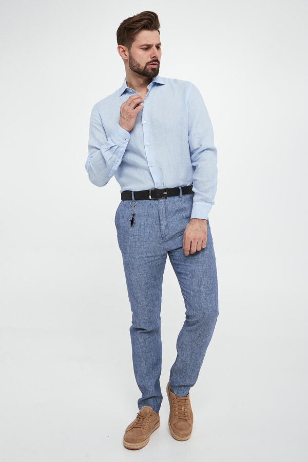 Koszula męska lniana PAUL&SHARK