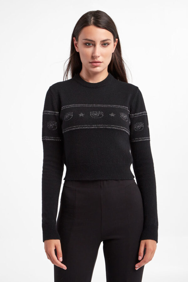 Sweter z wełną CHIARA FERRAGNI