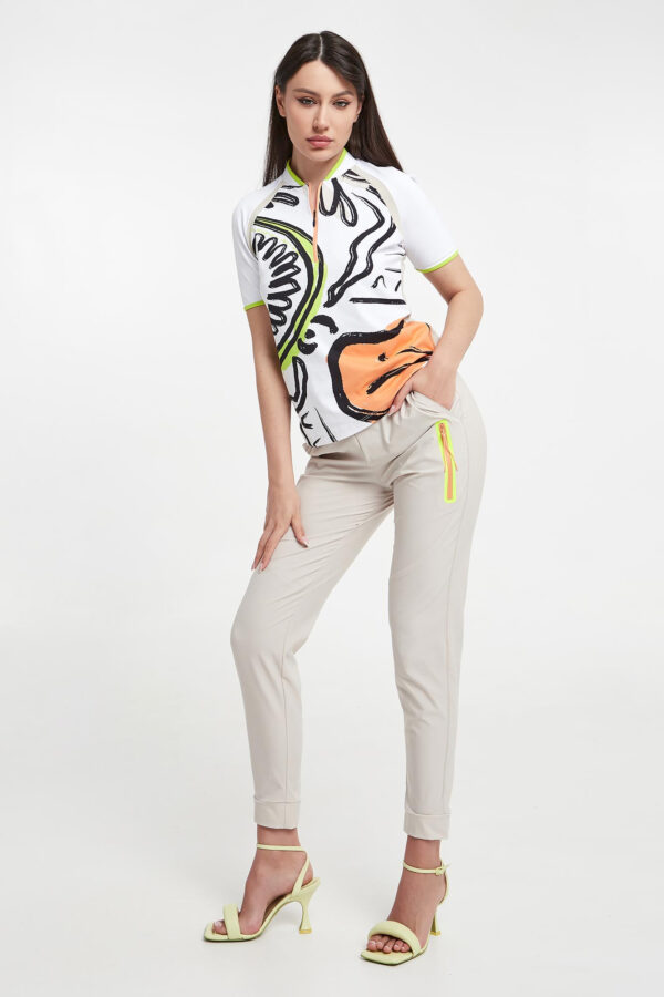 T-shirt damski ze stójką SPORTA