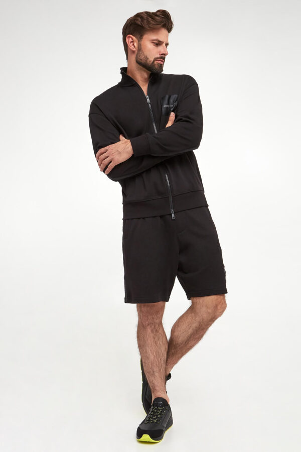 70b822f39346f840fb8ee9c387f399afa3b51854 Bluza męska ze stójką ARMANI EXCHANGE