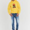 DSQUARED2 Żółta bluza męska invicta cool hoodie