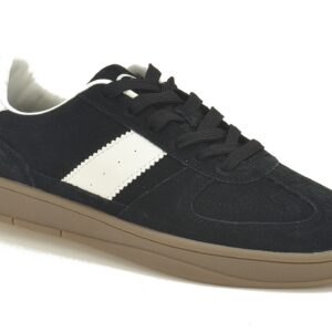 Czarne skórzane półbuty damskie Vinceza 14029