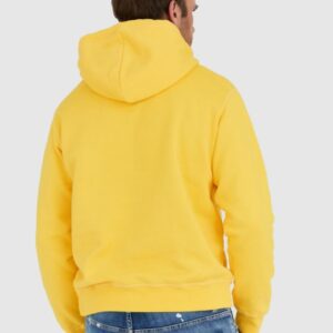 DSQUARED2 Żółta bluza męska invicta cool hoodie