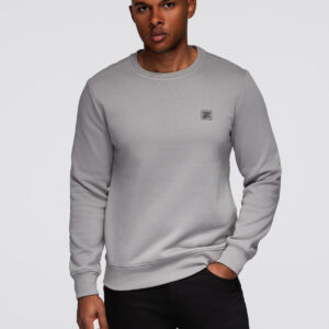 73fdb648e51898a1abdc20d8fabade0ae2d428f0 Męska klasyczna bluza z okrągłym dekoltem – szara V4