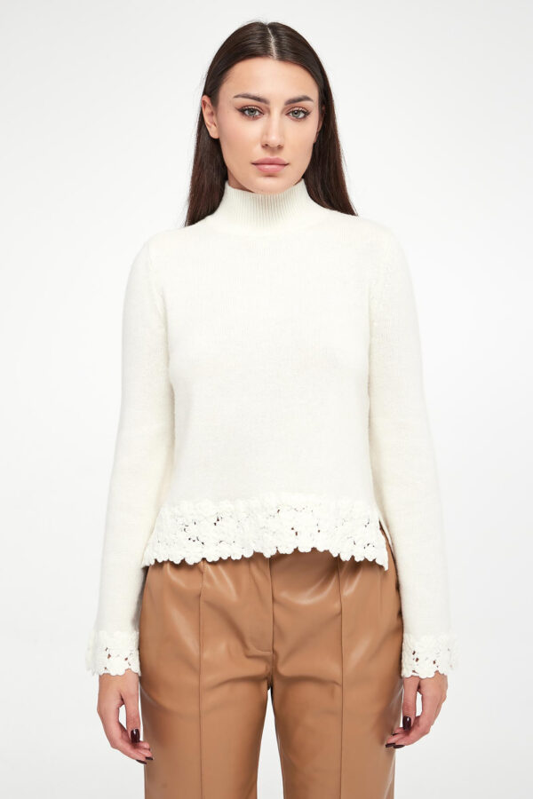 Sweter damski z wełną TWINSET