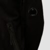 C.P. COMPANY Czarna rozpinana męska bluza Hooded Open
