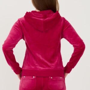 JUICY COUTURE Czerwona damska bluza Robertson Hoodie