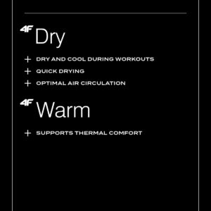 4F Bluza do biegania w terenie rozpinana bez kaptura męska - zielona