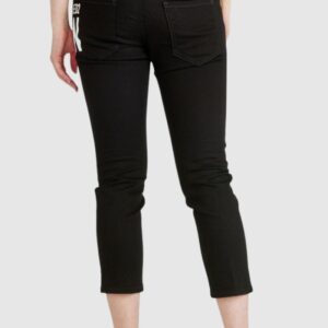 DSQUARED2 Icon forever cool girl cropped jeans czarne jeansy damskie