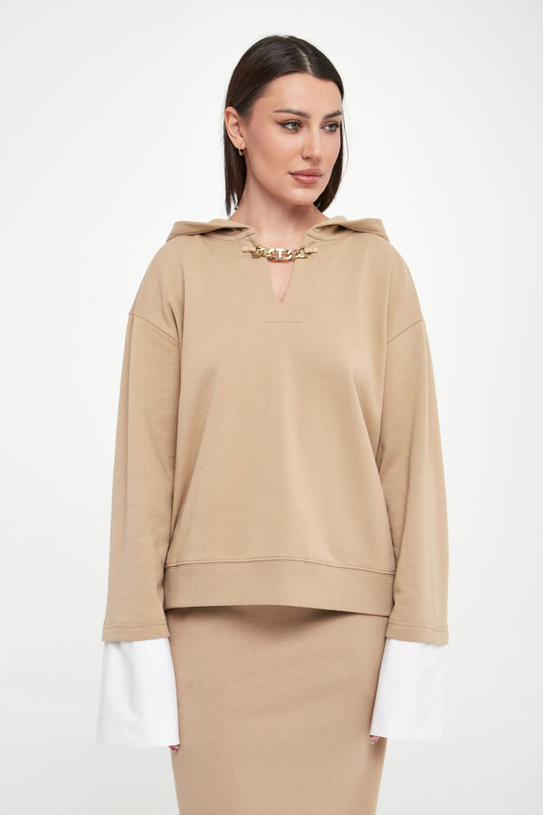 Bluza damska z kapturem TWINSET