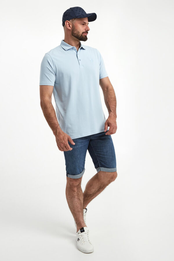 Polo męskie z logo KARL LAGERFELD