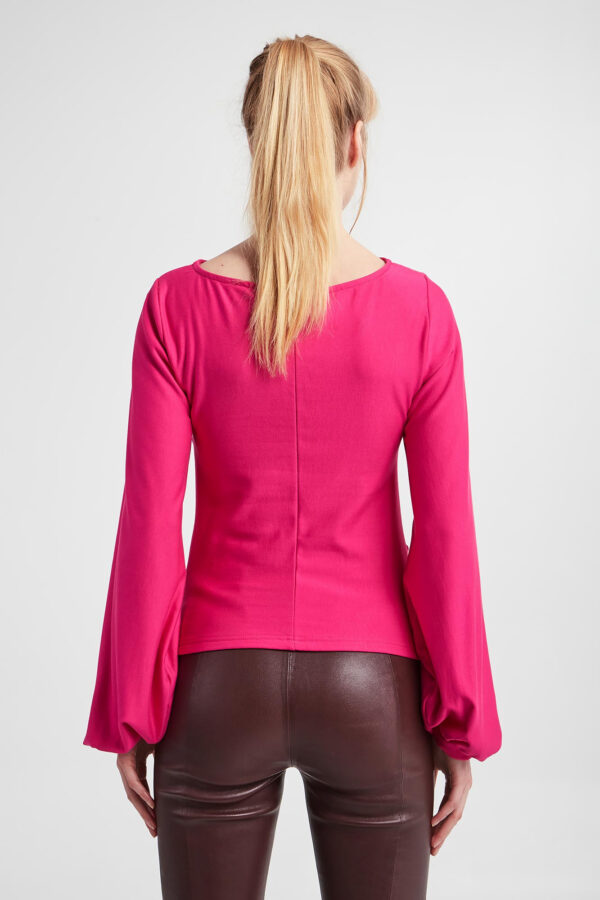 Bluzka damska drapowana GESTUZ