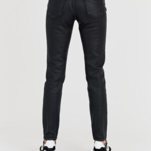 JUST CAVALLI Skinny Czarne damskie jeansy z połyskiem