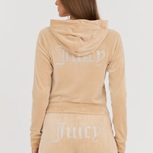 JUICY COUTURE Beżowa damska bluza Madison Hoodie
