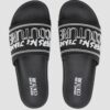 VERSACE JEANS COUTURE Czarne klapki Fondo Slide DIS. SQ3