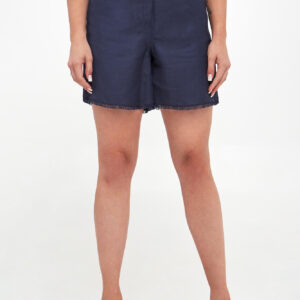 Spodenki damskie z lnem Egadi MARELLA MONOCHROME